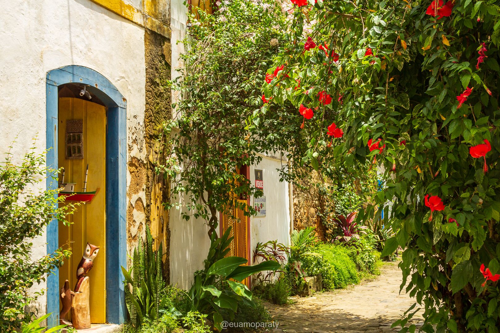 Rua charmosa em Paraty